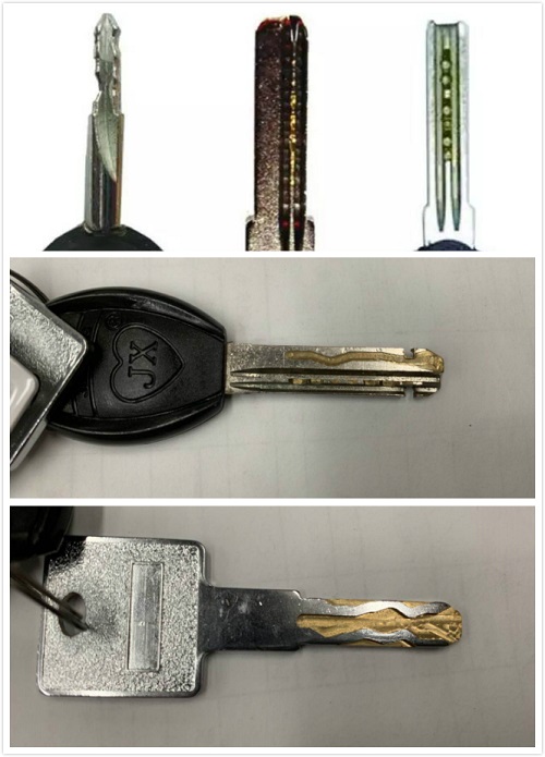 相应的价格也会较高,下图最后一把为小编正在使用的智能锁c级钥匙:abc